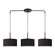 Bainbridge Three Light Linear Chandelier in Black (107|50273-04)