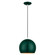 Piedmont One Light Pendant in Shiny Hunter Green with Polished Chrome (107|41181-97)