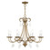 Daphne Eight Light Chandelier in Antique Gold Leaf (107|40878-48)