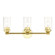 Whittier Three Light Vanity Sconce in Polished Brass (107|18083-02)