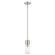 Quincy One Light Mini Pendant in Brushed Nickel (107|17140-91)