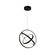 Sienna LED Pendant in Semi Gloss Black (78|AC6691BK)
