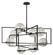 Elliot Eight Light Chandelier in Textured Black (67|F6228-TBK)