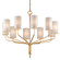 Juniper Ten Light Chandelier in Gold Leaf (67|F6169-GL)