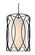 Sausalito Eight Light Pendant in Textured Iron (67|F1288-TRN)