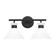 Belcarra Two Light Bath in Midnight Black (454|DJV1012MBK)