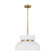 Pemberton One Light Pendant in Matte White (454|DJP1111SBMWT) Pemberton One Light Pendant in Matte White (454|DJP1111SBMWT)