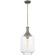 Quoizel Piccolo Pendant One Light Pendant in Antique Nickel (10|QPP6197AN)