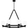 Penning Six Light Linear Chandelier in Matte Black (10|PNG638MBK)
