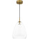 Aero One Light Pendant in Aged Brass (10|PCAER1511AB)