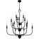 Blanche 15 Light Chandelier in Matte Black (10|BLA5032MBK)