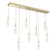 Fiori LED Pendant in Gilded Brass (404|PLB0071-09-GB-WL-C01-L3)