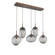 Cosmos LED Pendant in Burnished Bronze (404|PLB0069-05-BB-GS-C01-L3)