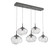 Nebula LED Pendant in Graphite (404|PLB0068-05-GP-ZC-C01-L1)