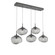 Nebula LED Pendant in Graphite (404|PLB0068-05-GP-FS-C01-L1)