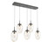 Meteo LED Pendant in Graphite (404|PLB0067-05-GP-GA-C01-L3)