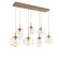 Cosmos Seven Light Pendant in Novel Brass (404|PLB0065-07-NB-A-C01-E2)