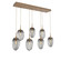 Meteo Seven Light Pendant in Novel Brass (404|PLB0063-07-NB-S-C01-E2)