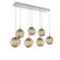 Aster Seven Light Pendant in Classic Silver (404|PLB0062-07-CS-B-C01-E2)