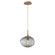Nebula One Light Pendant in Novel Brass (404|LAB0064-01-NB-S-C01-E2)