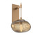 Nova LED Wall Sconce in Novel Brass (404|IDB0068-20-NB-ZS-L3)