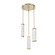 Tabulo LED Pendant in Gilded Brass (404|CHB0090-03-GB-TT-001-L1)