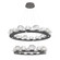 Mesa LED Chandelier in Graphite (404|CHB0089-2B-GP-C-CA1-L3)