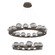 Mesa LED Chandelier in Flat Bronze (404|CHB0089-2B-FB-S-CA1-L1)
