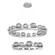 Mesa LED Chandelier in Classic Silver (404|CHB0089-2B-CS-S-CA1-L1)