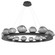 Mesa LED Chandelier in Matte Black (404|CHB0089-0D-MB-S-CA1-L3)