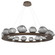 Mesa LED Chandelier in Flat Bronze (404|CHB0089-0D-FB-S-CA1-L1)