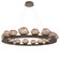Mesa LED Chandelier in Flat Bronze (404|CHB0089-0D-FB-B-CA1-L1)