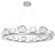 Mesa LED Chandelier in Classic Silver (404|CHB0089-0D-CS-C-CA1-L3)
