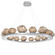 Mesa LED Chandelier in Classic Silver (404|CHB0089-0D-CS-B-CA1-L3)