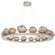 Mesa LED Chandelier in Beige Silver (404|CHB0089-0D-BS-B-CA1-L3)