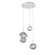 Mesa LED Pendant in Classic Silver (404|CHB0089-03-CS-S-C01-L3)