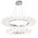 Fiori LED Chandelier in Classic Silver (404|CHB0071-2T-CS-WL-CA1-L3)