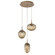 Cosmos LED Pendant in Novel Brass (404|CHB0069-03-NB-ZB-C01-L3)