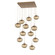 Nova LED Pendant in Novel Brass (404|CHB0068-12-NB-GB-C01-L3)