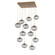 Nebula LED Pendant in Novel Brass (404|CHB0068-12-NB-FS-C01-L3)