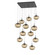 Nebula LED Pendant in Graphite (404|CHB0068-12-GP-ZB-C01-L3)