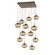 Nova LED Pendant in Burnished Bronze (404|CHB0068-12-BB-GB-C01-L3)