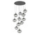 Nebula LED Pendant in Graphite (404|CHB0068-11-GP-FS-C01-L1)