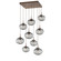 Nova LED Pendant in Burnished Bronze (404|CHB0068-09-BB-GS-C01-L1)