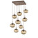 Nebula LED Pendant in Burnished Bronze (404|CHB0068-09-BB-FB-C01-L3)