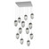 Meteo LED Pendant in Classic Silver (404|CHB0067-12-CS-ZS-C01-L1) Meteo LED Pendant in Classic Silver (404|CHB0067-12-CS-ZS-C01-L1)