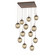 Aster LED Pendant in Burnished Bronze (404|CHB0066-12-BB-ZB-C01-L1)