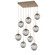 Aster LED Pendant in Novel Brass (404|CHB0066-09-NB-FS-C01-L3)