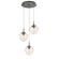 Aster LED Pendant in Graphite (404|CHB0066-03-GP-GA-C01-L3)