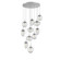 Cosmos 11 Light Pendant in Classic Silver (404|CHB0065-11-CS-C-C01-E2)